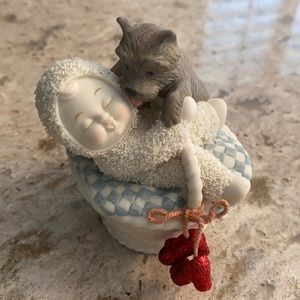 Snow babies “make room for Toto” trinket box